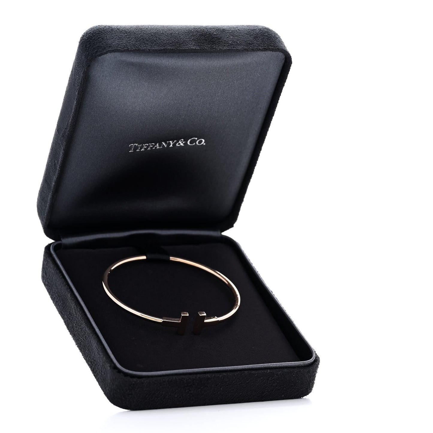 18K Rose Gold T Wire Bracelet