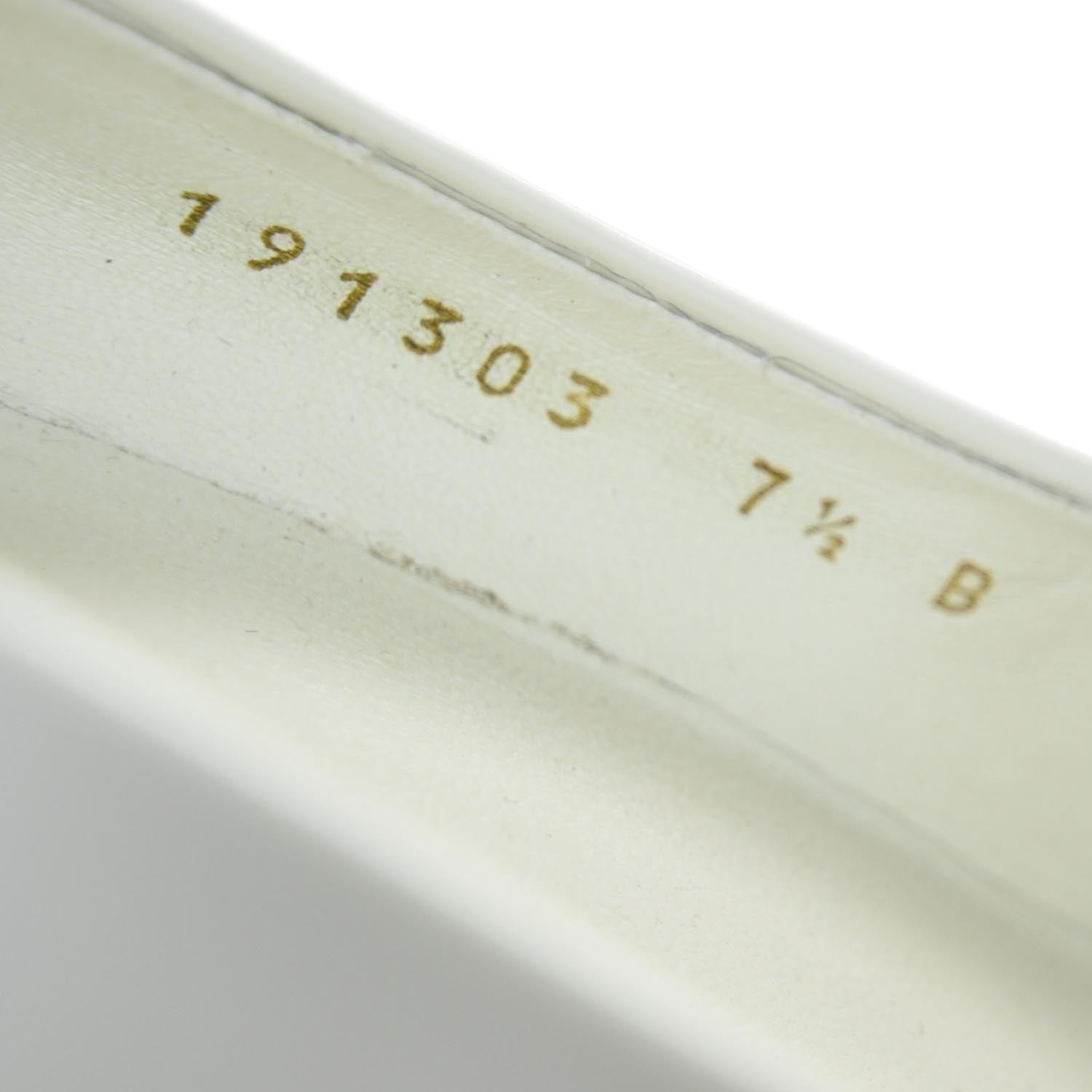 Gucci Patent Leather GG Pumps 7.5 Black White 9 of 11