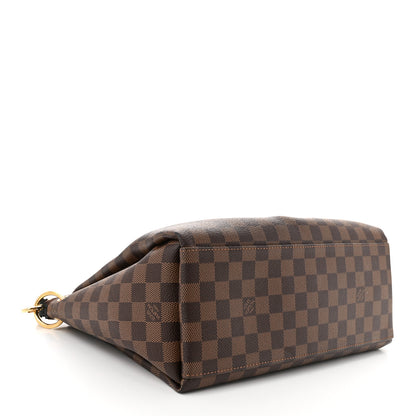 Louis Vuitton Damier Ebene Odeon Tote MM Black 4 of 11