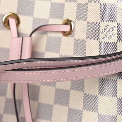 Louis Vuitton Damier Azur Neonoe MM Eau De Rose 10 of 11
