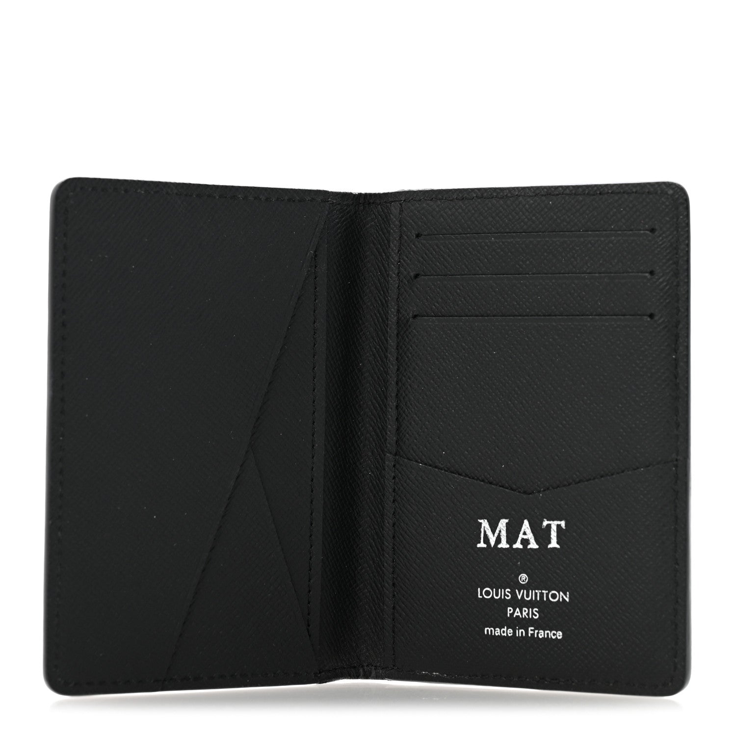 Louis Vuitton Epi Monogram Eclipse Pocket Organizer Black 5 of 8