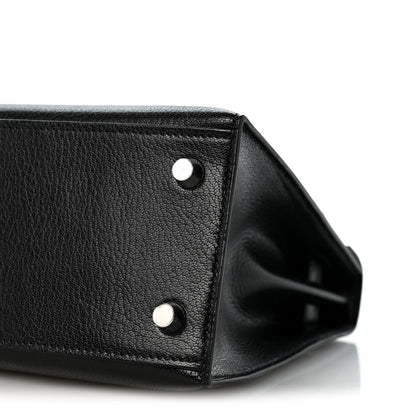 Hermes Chevre Chamkila Kelly Sellier 25 Black 8 of 9