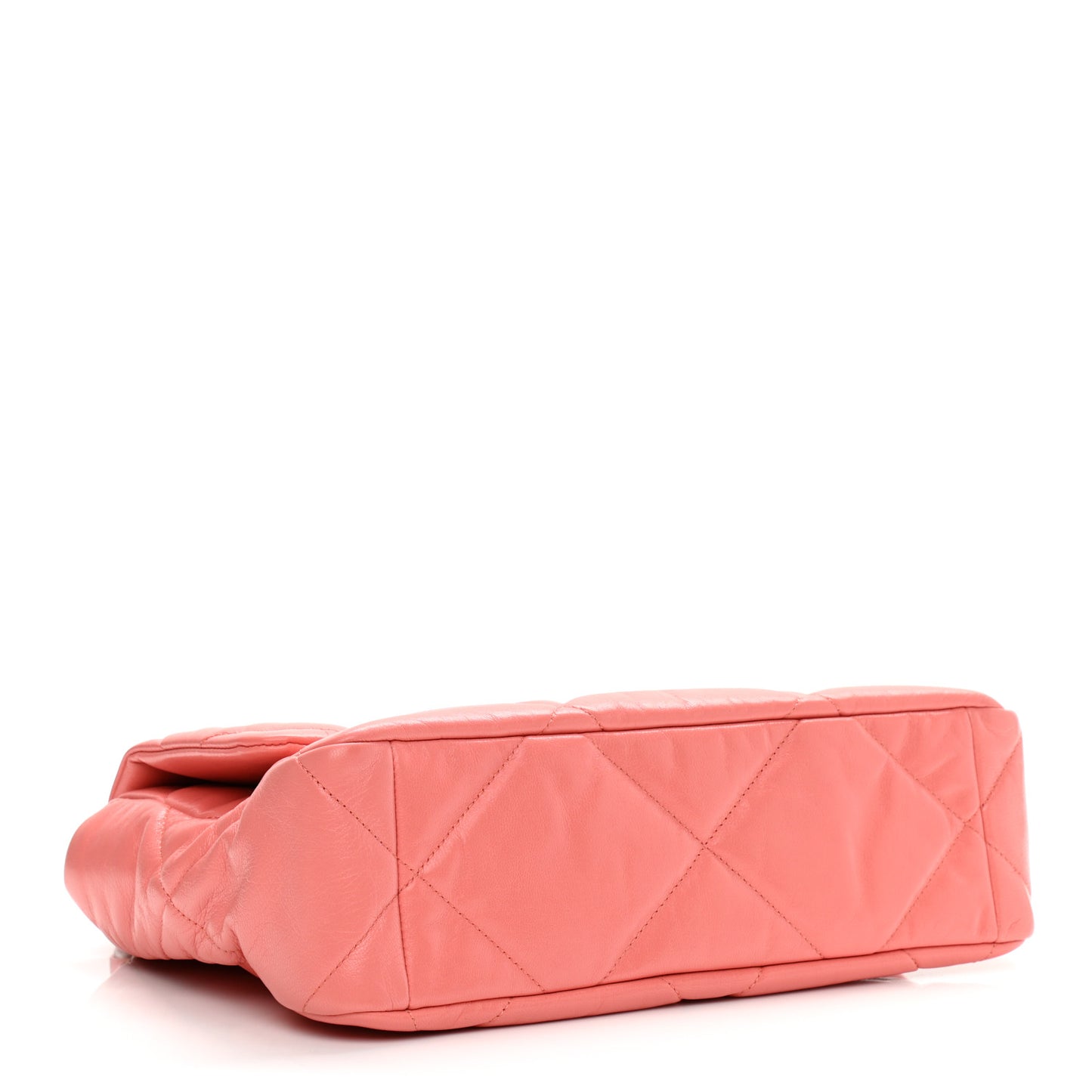 Goatskin Quilted Large Chanel 19 Flap Pink