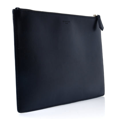 Givenchy Calfskin Bambi Print Medium Cosmetic Pouch Black 2 of 4