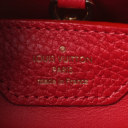 Louis Vuitton Taurillon Capucines BB Scarlet Red 6 of 9
