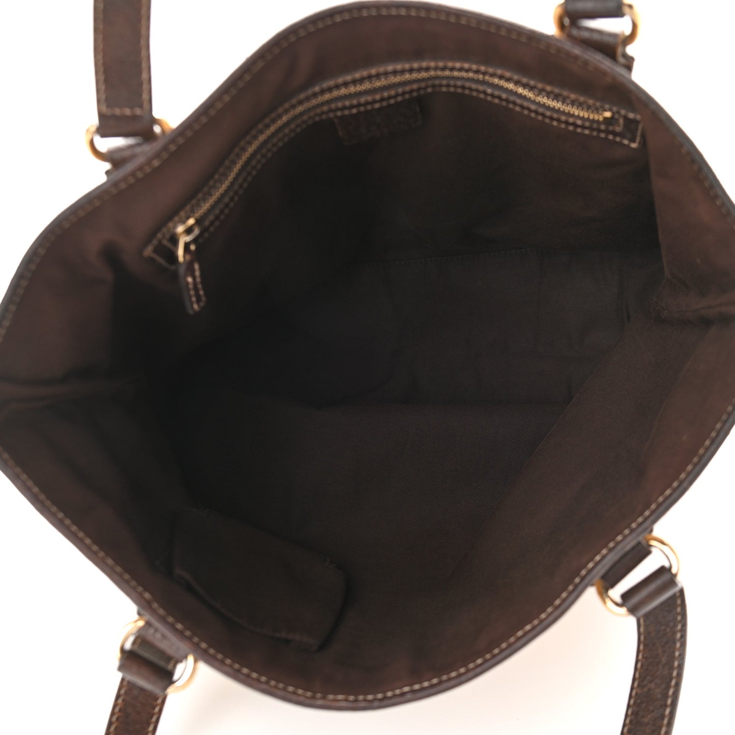 Monogram Charmy Tote Brown