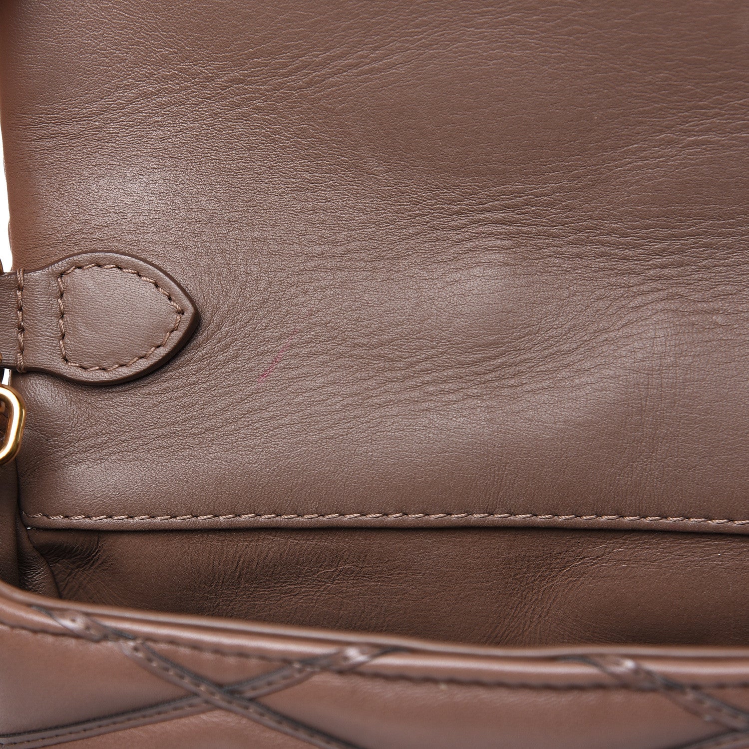 Louis Vuitton Lambskin Malletage GO-14 MM Taupe 6 of 14