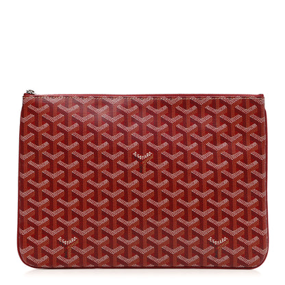 Goyard Goyardine Senat Pochette MM Red 2 of 16