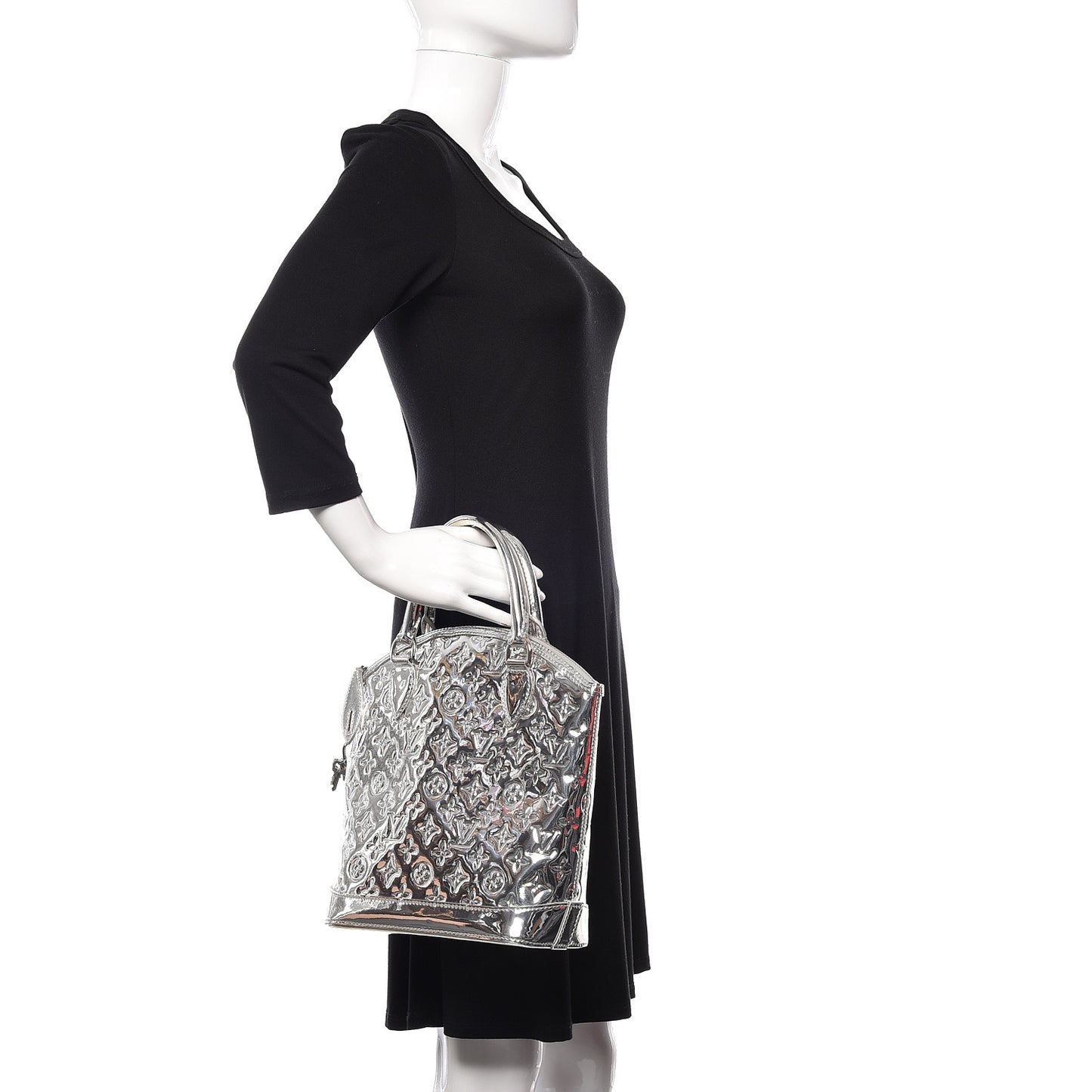 Monogram Miroir Lockit Silver