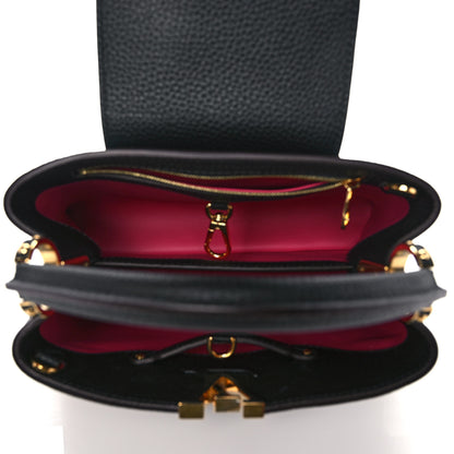 Louis Vuitton Taurillon Capucines PM Black 6 of 10