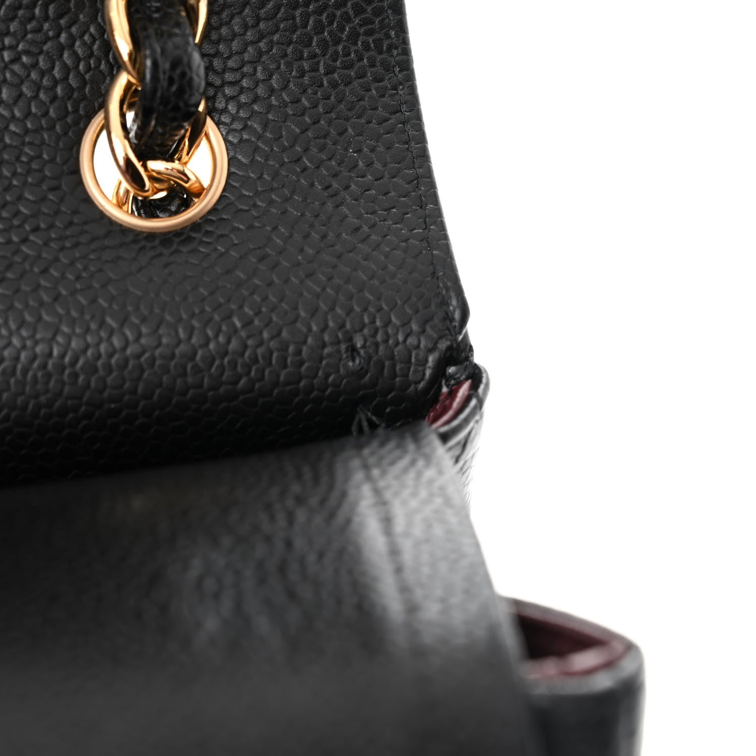Chanel Caviar Quilted Jumbo Double Flap Black 13 of 15
