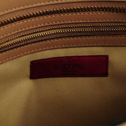 Valentino Garavani Vitello Rockstud Double Handle Tote Alpaca 7 of 9