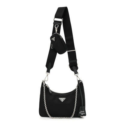 Prada Nylon Re-Edition 2005 Shoulder Bag Black 1 of 8