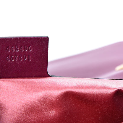 Gucci Velvet Matelasse Medium GG Marmont Shoulder Bag Fuchsia Violet Cyclamen 6 of 10
