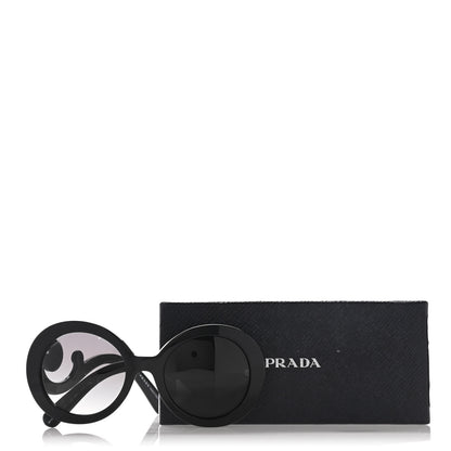 Prada Baroque Sunglasses SPR 27N Black 11 of 11