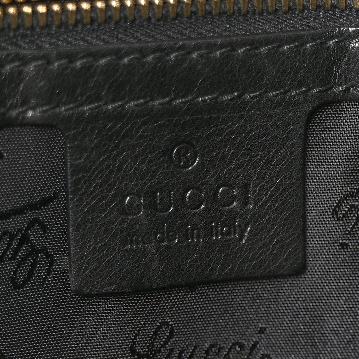 Gucci Patent Hysteria Large Clutch Black 6 of 8