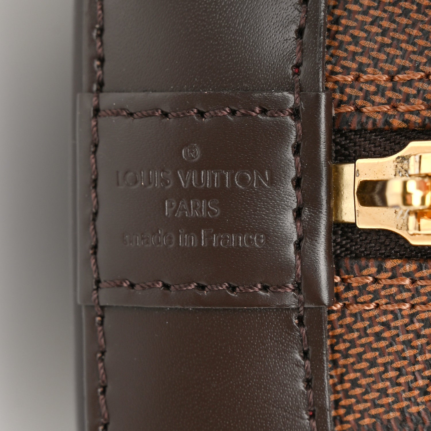 Louis Vuitton Damier Ebene Alma BB 6 of 10