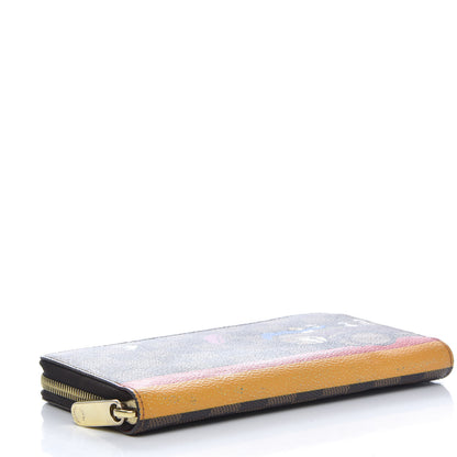 Louis Vuitton Damier Ebene 2015 Christmas Animation Zippy Wallet Poppy 4 of 8