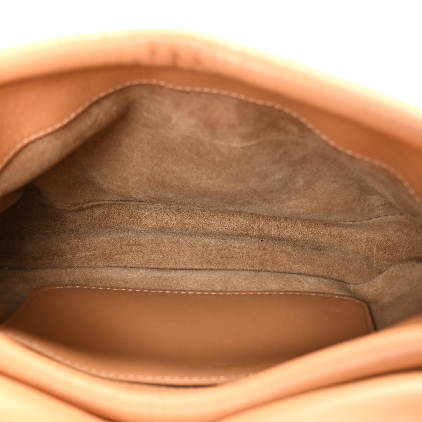 Shiny Nappa Calfskin Paseo Satchel Warm Desert