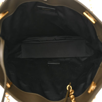 Saint Laurent Lambskin Medium Jamie Shopping Tote Light Musk 6 of 11