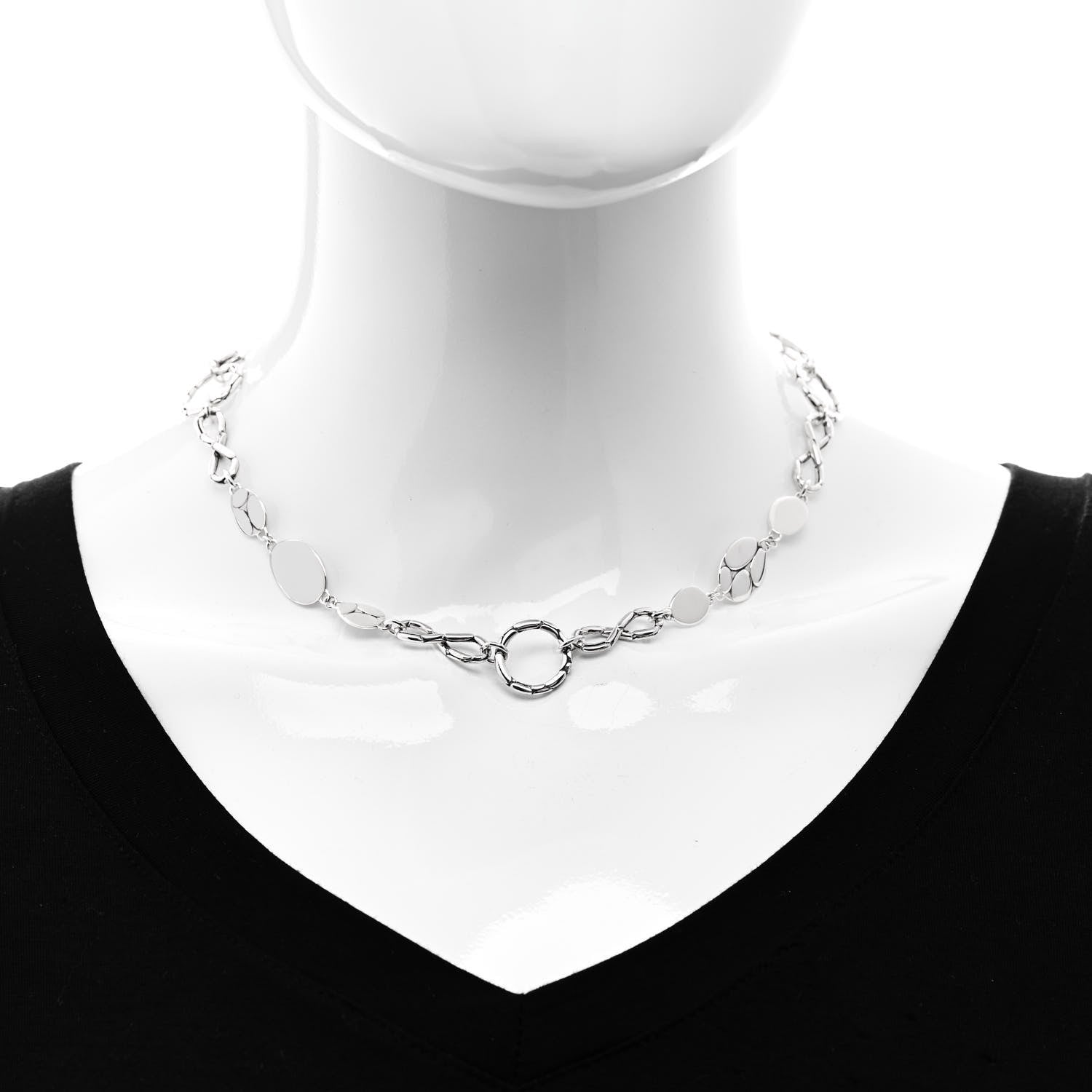 John Hardy Sterling Silver Kali Round-Link Infinity Necklace 2 of 4