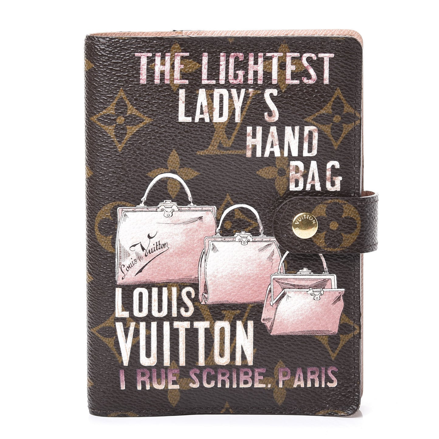 Monogram Affiche Small Ring Agenda Cover