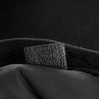 Gucci Monogram Web Medium Flat Messenger Bag Black 7 of 7