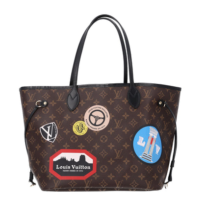 Louis Vuitton Monogram My LV World Tour Neverfull MM 1 of 9