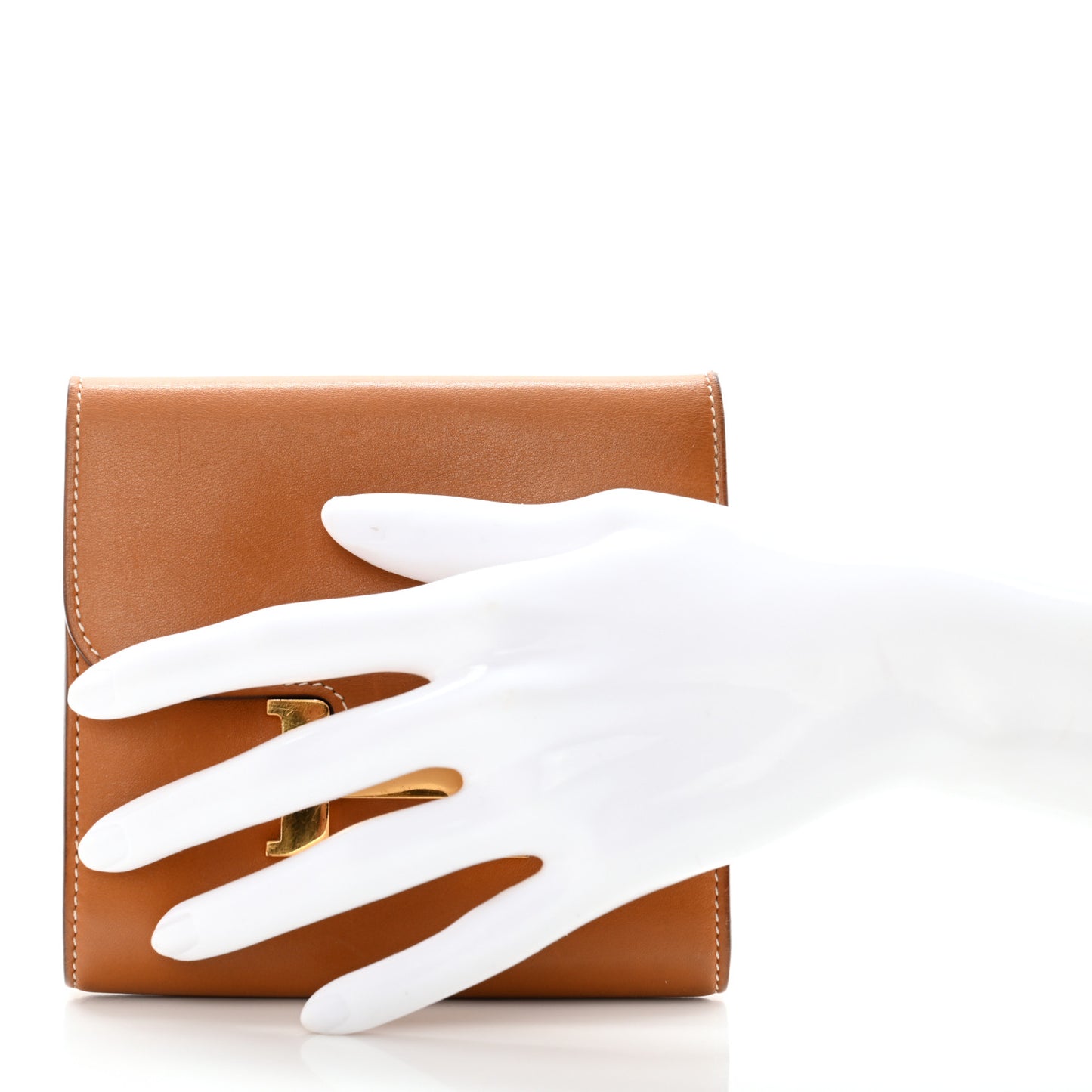 Tadelakt Constance Short Wallet Gold