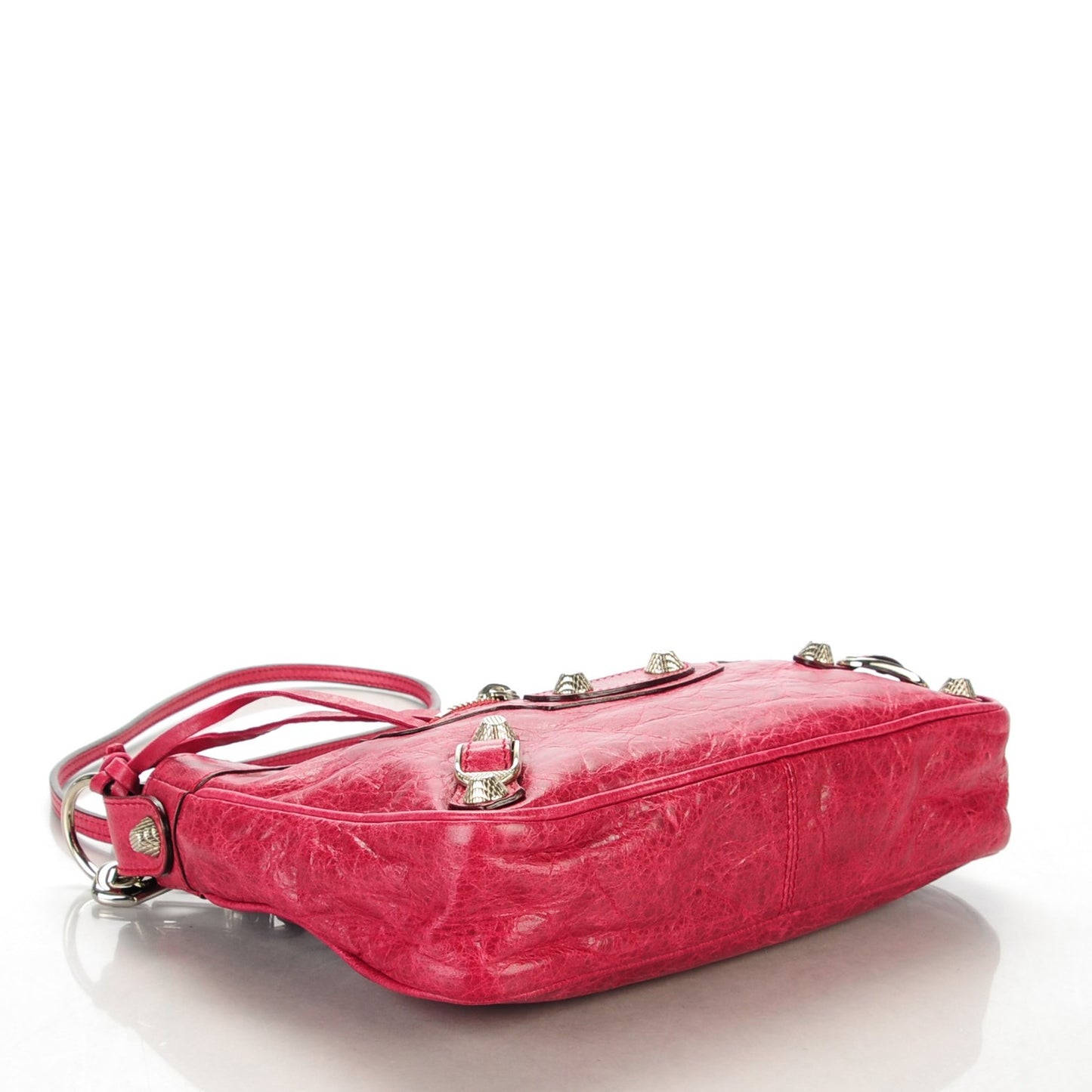 Agneau Giant 12 Silver Hardware Hip Pourpre