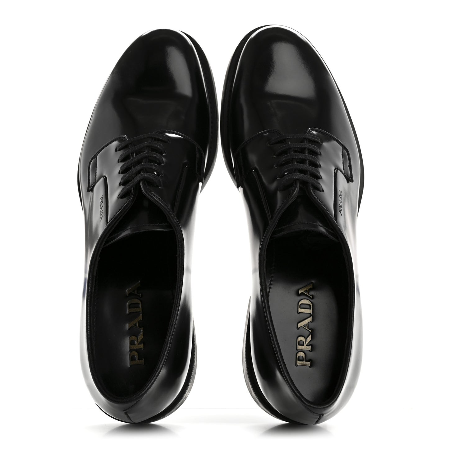 Spazzolato Mens Derby Loafers 8 Black