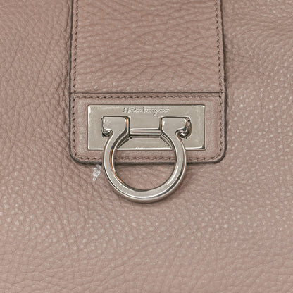 Salvatore Ferragamo Calfskin Fanisa Gancini Hobo Beige 11 of 11