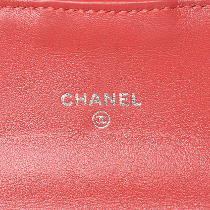 Chanel Patent Quilted Travel Wallet Rose Fonce 9 of 22