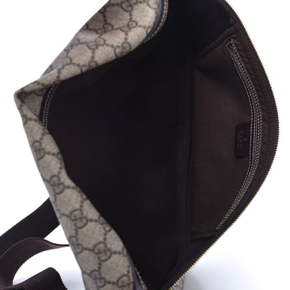 Gucci GG Supreme Monogram Belt Bag Dark Brown 5 of 10