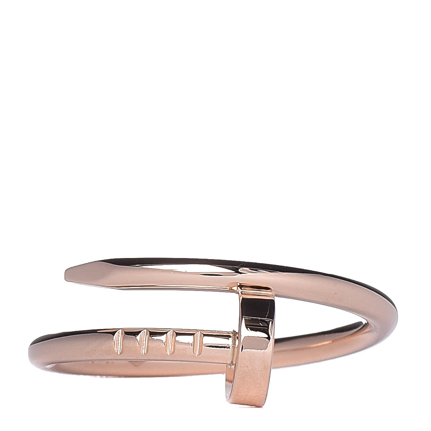 Cartier 18K Pink Gold Small Juste Un Clou Ring 50 5.25 1 of 6