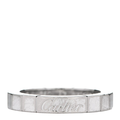 Cartier 18K White Gold Lanieres Ring 47 4.25 1 of 7