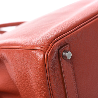 Hermes Chevre Mangalore HAC Birkin 32 Coq de Roche 28 of 33