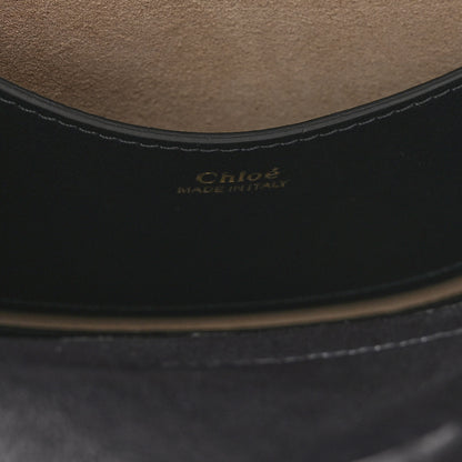 Chloe Small Grain Calfskin Kiss Bag Black 6 of 9