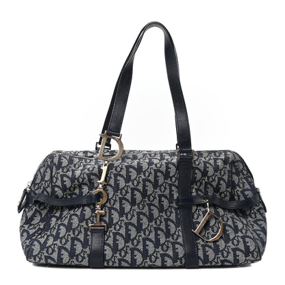 Christian Dior Denim Monogram Charms Shoulder Bag Blue 1 of 10