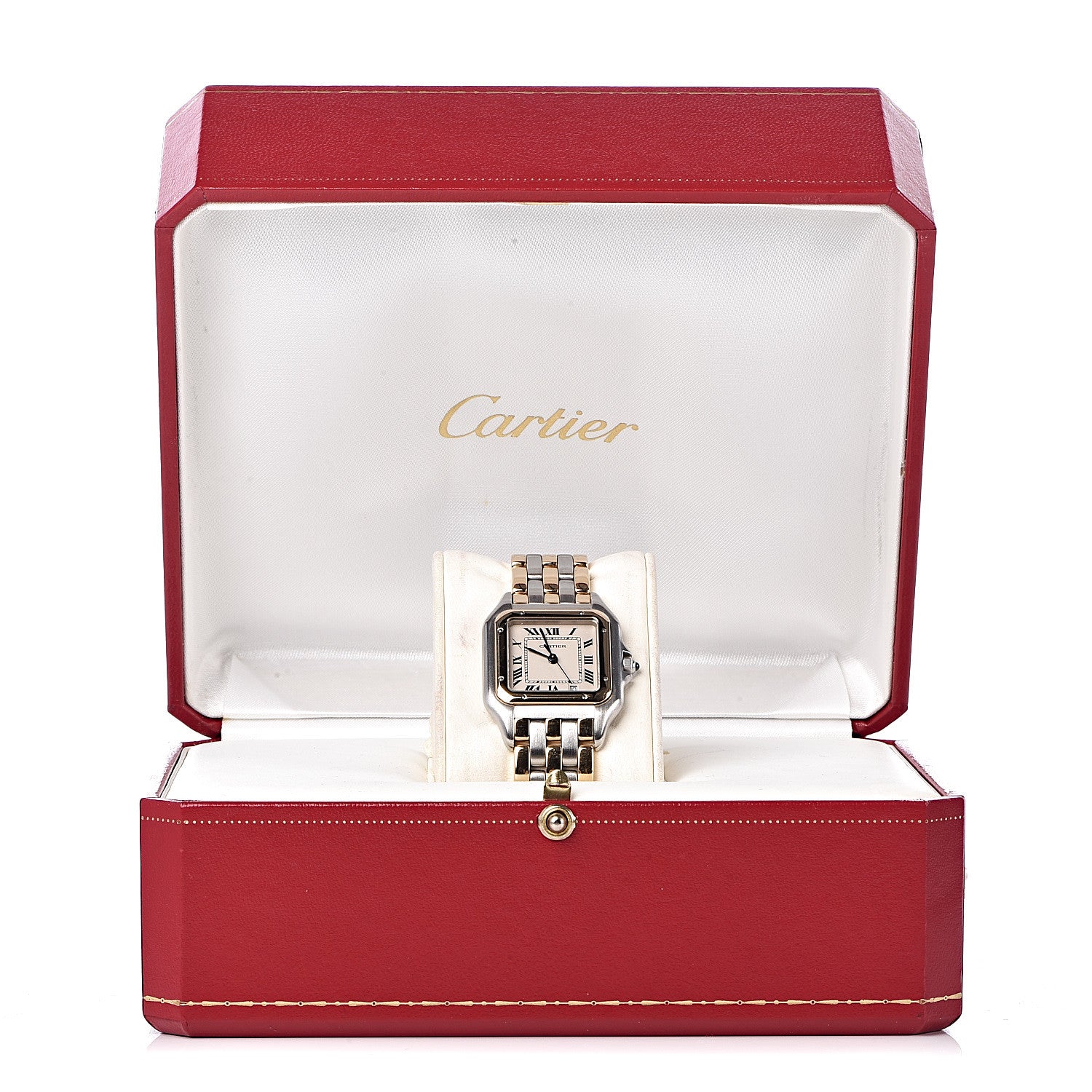 Cartier Stainless Steel 18K Yellow Gold 27mm Panthere Quartz Watch 7 of 7