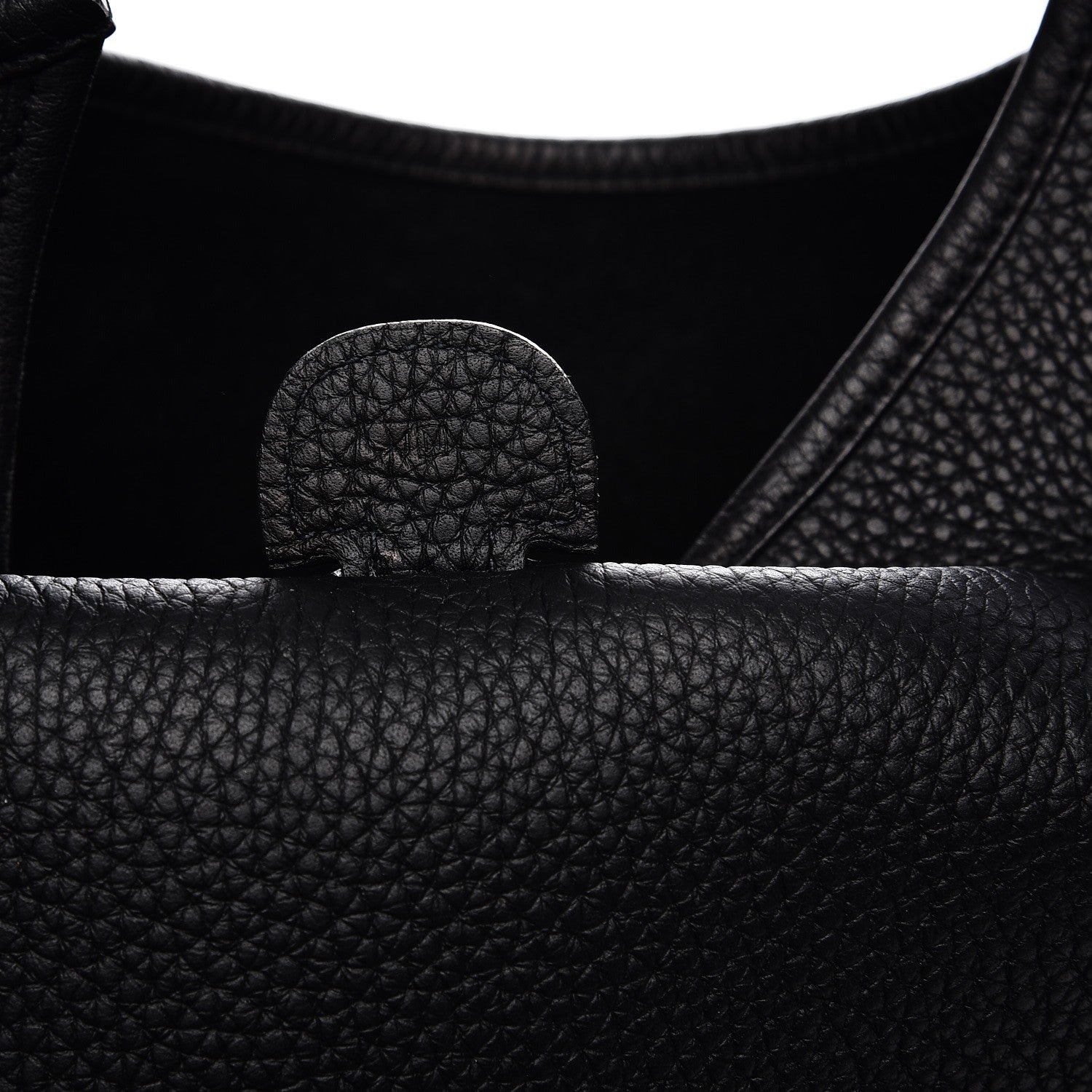 Hermes Taurillon Clemence Evelyne III GM Black 7 of 13