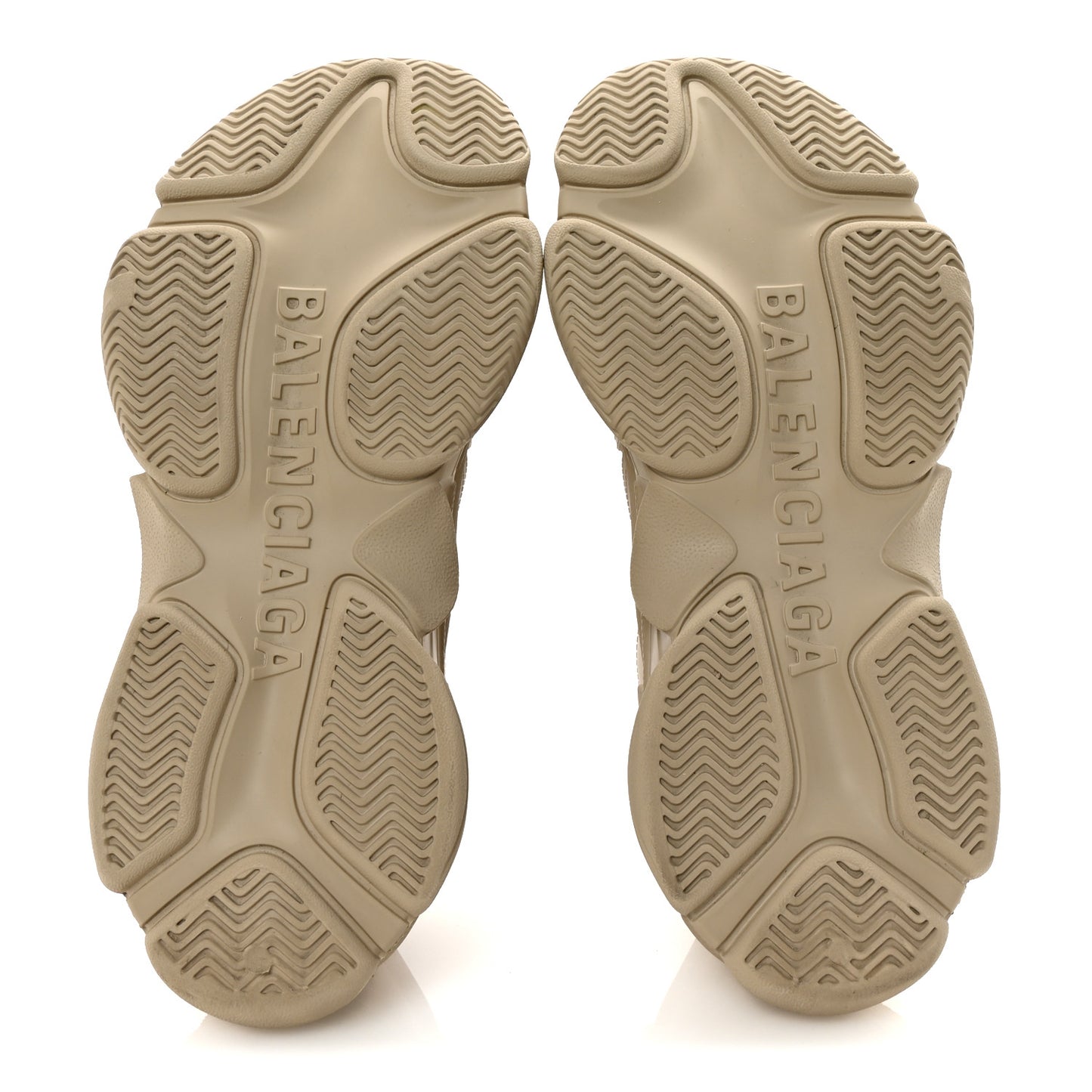 EVA Molded Womens Triple S Sneakers 39 Taupe