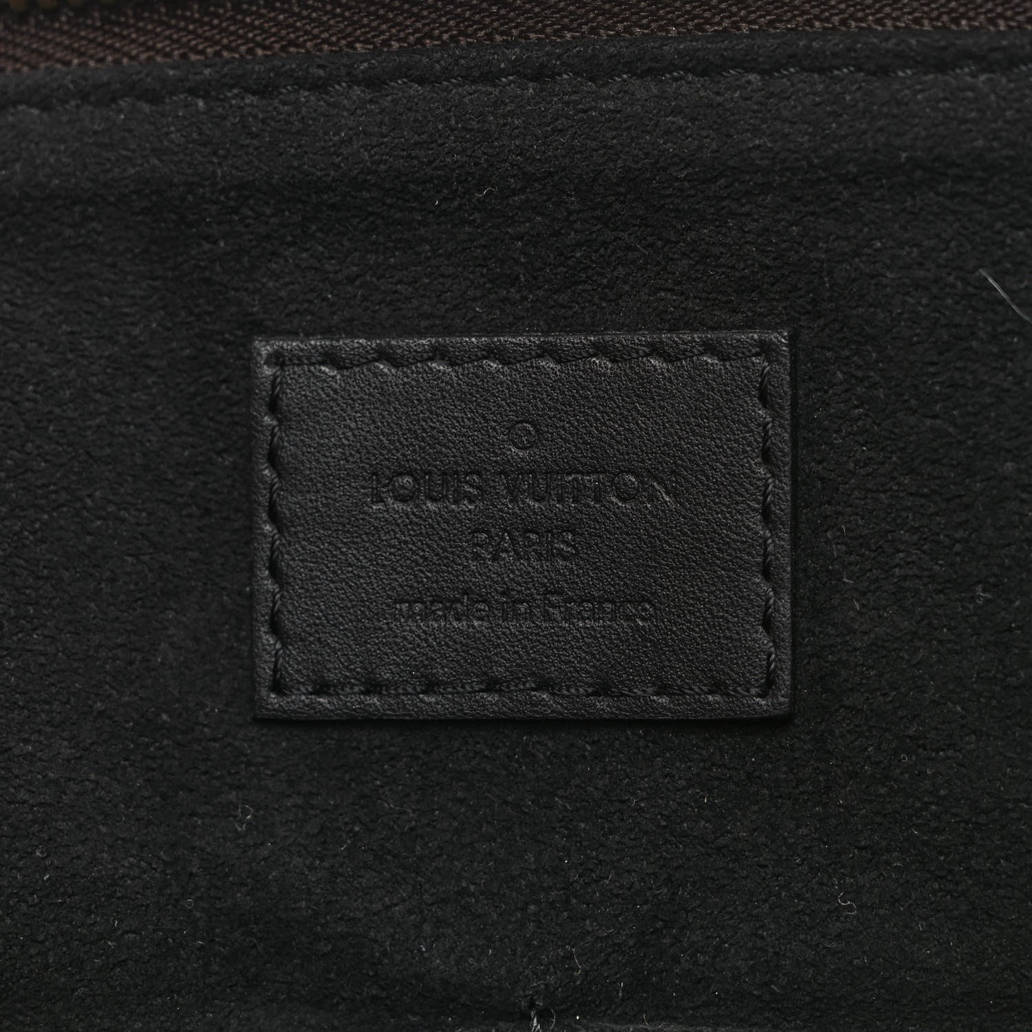 Louis Vuitton Monogram Flower Zipped Tote PM Black 6 of 8