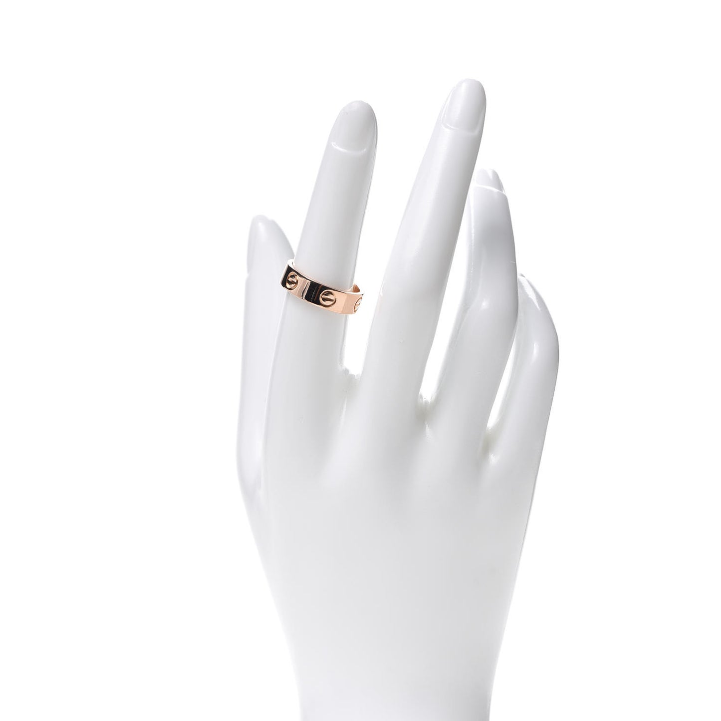 18K Pink Gold 5.5mm LOVE Ring 54 6.75