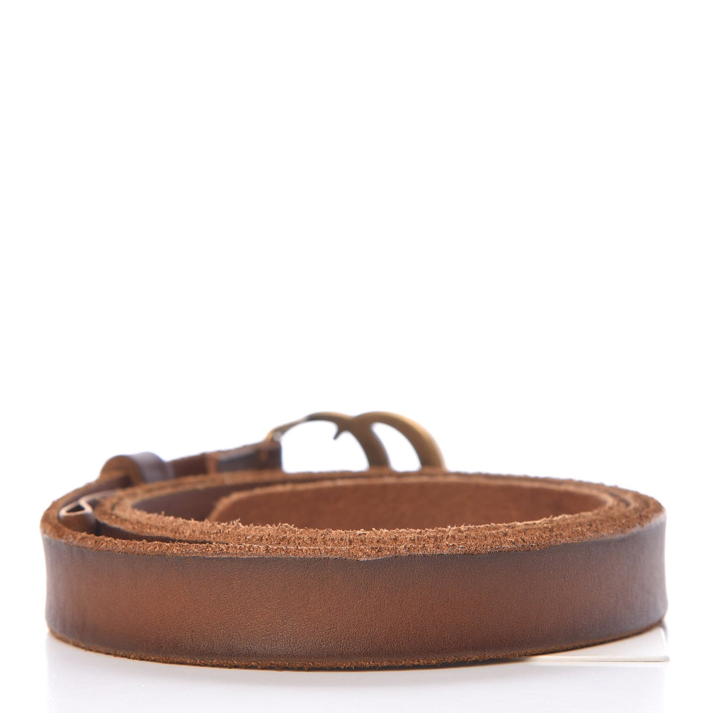 Faded Calfskin Double G 20mm Belt 80 32 Cuir