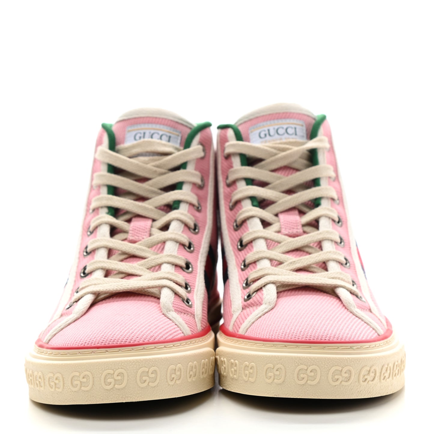Canvas Web Womens 1977 Tennis High Top Sneakers 36.5 Wild Rose Mystic White