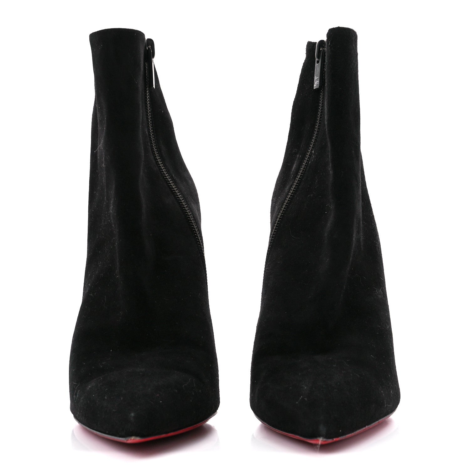 Christian Louboutin Suede So Kate Booty 100 Ankle Boots 41 Black 2 of 9