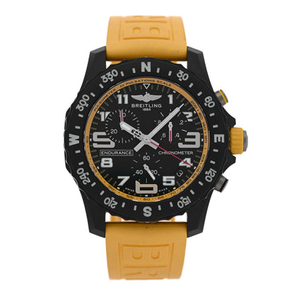 Breitling Breitlight Rubber 44mm Endurance Pro Chronograph Quartz Watch Yellow X82310 1 of 5