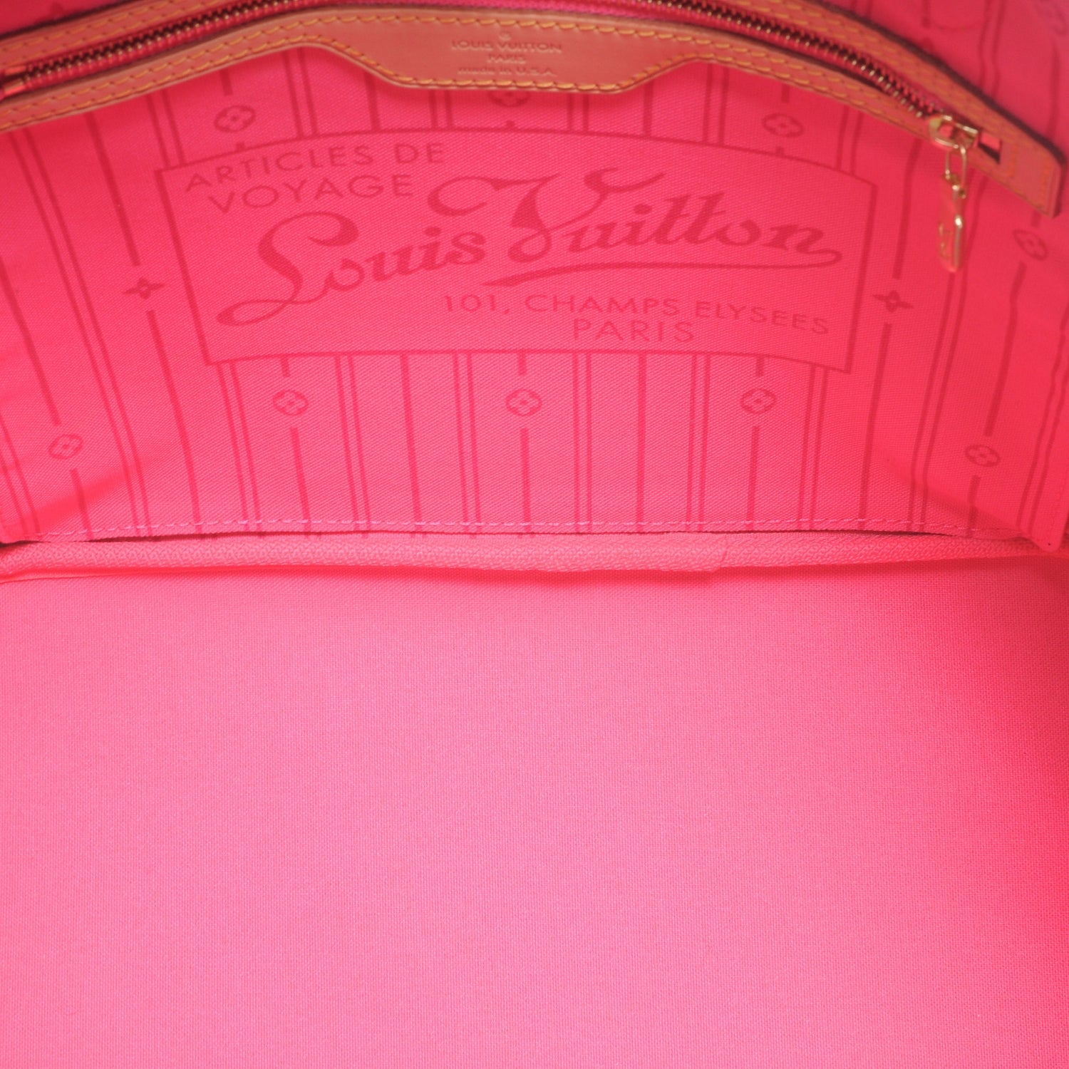 Louis Vuitton Monogram Roses Neverfull MM 5 of 7