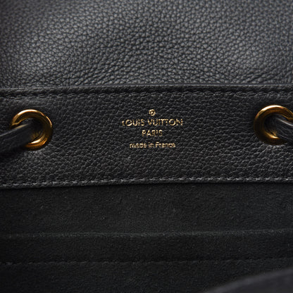 Louis Vuitton Calfskin Lockme Mini Backpack Black 9 of 10
